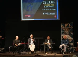 FOI Australia's conference speakers, from left: Colin Lituri, Simon Lawry, Lyndon Beasy, Les Crawford