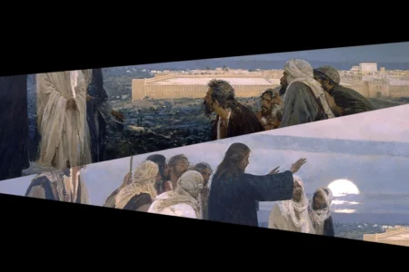 The Olivet Discourse - Jesus teaching on the Temple Mount