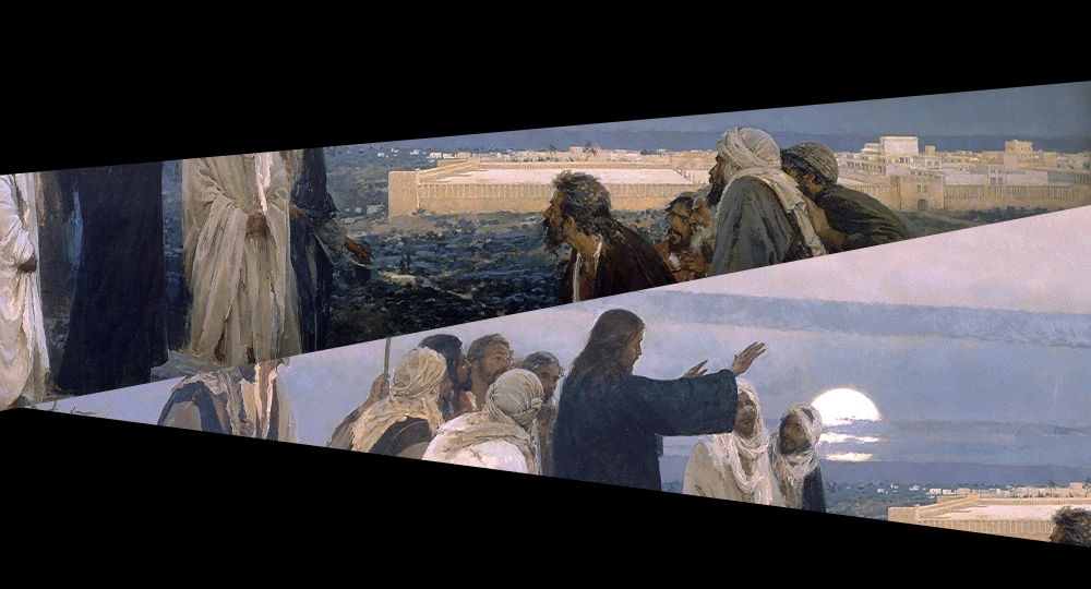 The Olivet Discourse - Jesus teaching on the Temple Mount